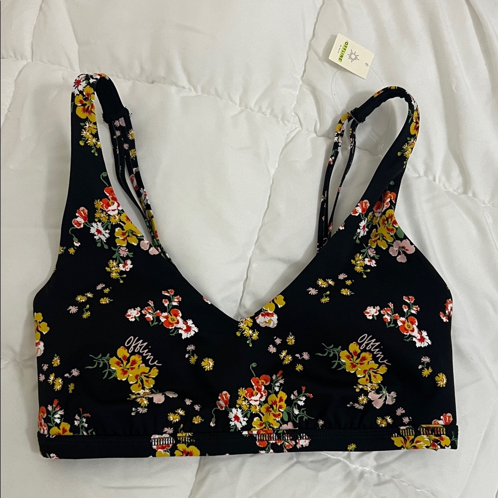 Aerie Floral Print sports bra